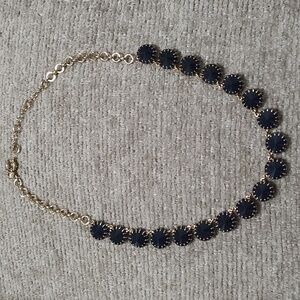 J Crew Rivoli Rhinestone Venus Flytrap Necklace